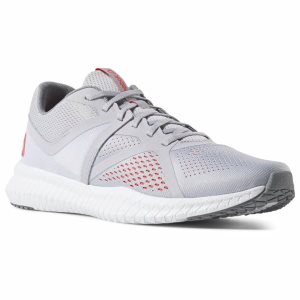 Buty Treningowe Męskie Reebok Flexagon Fit Szare/Białe PL 01HNVUZ